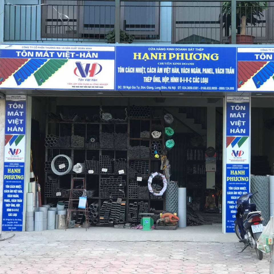 danh sách cửa hàng sắt thép tại hà nội